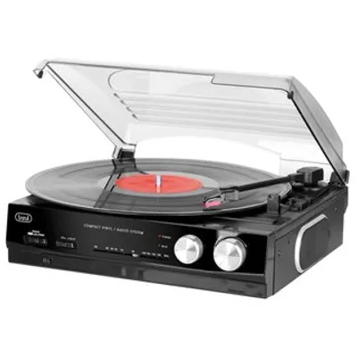 Immagine prodotto di Trevi Giradischi Vintage Stereo TT 1010 R Nero
