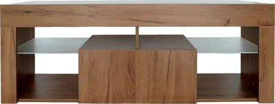 Produktbild von Designer TV-Möbel aus Holz "Hugo" - 140 x 40 x 50 cm - Braun
