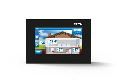 Productafbeelding van Master DE.438 WIFI / EU-2801, witte kamerthermostaat met OpenTherm-functionaliteit