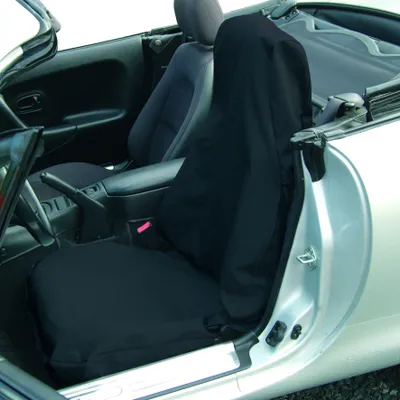 Produktbild von Werkstattschoner PKW Baumwolle schwarz Airbag