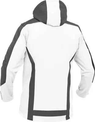 Produktbild von Leibwächter Sommer-Softshelljacke Herren FLEXS Gr. S weiß/grau