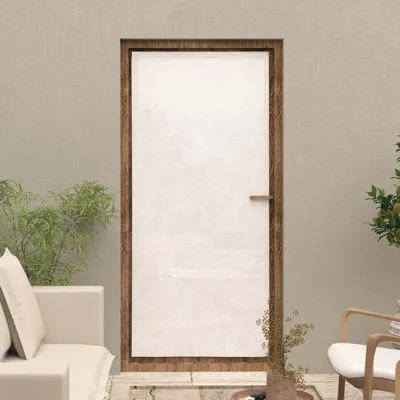 Fenstervorhang 90 x 200 cm, weiß, Jacquard, halbtransparent