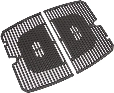 Image de Grille de cuisson en fonte pour barbecue au gaz Burnhard Wayne - 35 x 23,5 cm