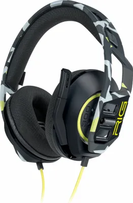 Produktbild von NACON RIG 300 PRO HS Acid, Kabelgebunden, Gaming, 20 - 20000 Hz, 233 g, Kopfhörer, Camouflage, Gelb