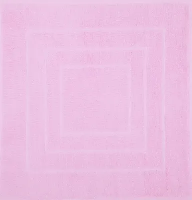 Produktbild von Betz Badvorleger 60x60 cm PALERMO Badematte Badteppich Duschvorleger 100% Baumwolle 680g/m²  Farbe: rosé