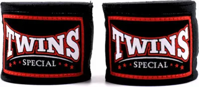 Produktbild von Twins Special CH5 Boxbandagen 4,5 m halb-elastisch schwarz
