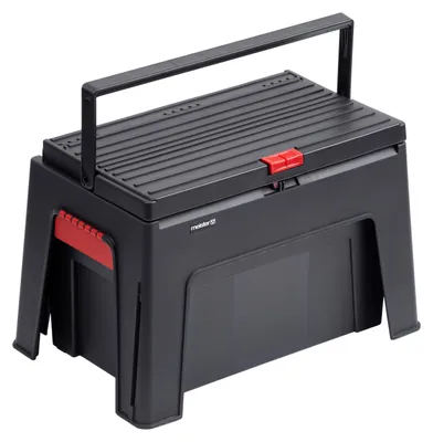 Produktbild von Meister Tritthocker 3 in 1 460 x 280 x 300mm 150 kg Tragfähigkeit Werkzeugkasten