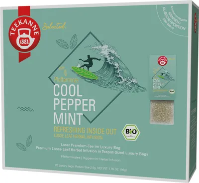 Produktbild von Teekanne  Cool Peppermint Luxury Bad 20 Beutel