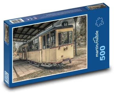 Obrázok produktu pre Puzzle 500 Retro električka v depe - martinpuzzle