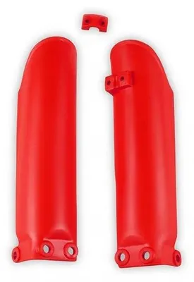 Immagine prodotto di Protezioni forcella UFO PLAST in 2 pezzi, carenatura e copertura forcella per Gas MC, Husqvarna TC e KTM SX 85 cc, anni di produzione 2018-2025, colore: rosso OEM