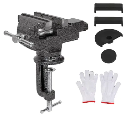 Obrázek produktu pro Univerzální svěrák, otočná patka o 360°, robustní konstrukce, typ 80 mm