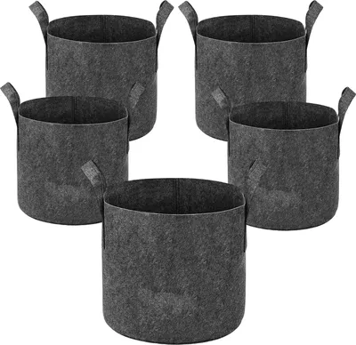 Produktbild von 10 Gallonen Pflanze wachsen Säcke, Heavy Duty Belüftung Stoff Töpfe mit Griffen Belüftung verdickt Vliesstoff für Garten und Pflanzung,1PC