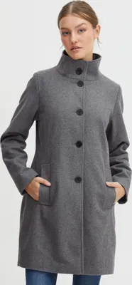 Produktbild von OXMO OXValerine - 21800100ME Damen Wintermantel Wollmantel Winterjacke
