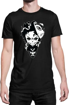 Obrázok produktu pre Mužské Tričko Demon Anime Slayer Kimetsu No Yaiba Tanjiro Kamado 003, Man 3XL / čierna