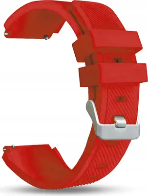 Zdjęcie produktu dla Pasek Silikonowy 22Mm - Czerwony - Psk138