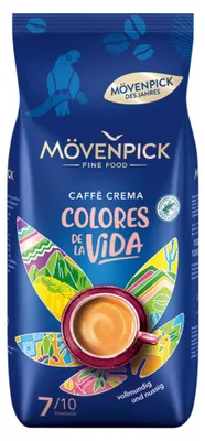 Produktbild von Mövenpick des Jahres Crema COLORES DE LA VIDA, 1000g Bohnen