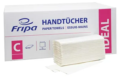 Zdjęcie produktu dla Fripa Handtuchpapier Ideal, 250 x 500 mm, C-Falz, hochweiá