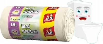 Image de Jan Niezbędny, Sacs de salle de bain attachés 15 L, 26 pièces