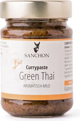 Image de Sanchon - Pâte de curry vert thaï - 190g