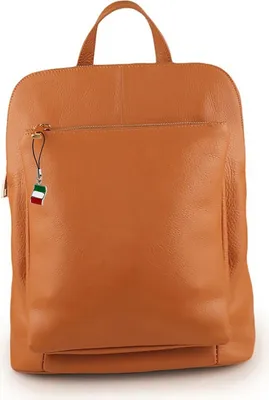 Produktbild von Cityrucksack tan hellbraun Florence Rucksack Leder D2OTF610N