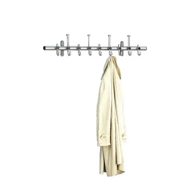 Produktbild von Kerkmann Wandgarderobe Arte 33687081 silber Metall 13 Haken 115,0 x 18,0 cm, 1 St.