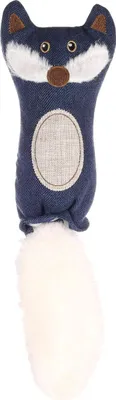 Image de Flamingo Jouet pour chats renard Jeany bleu