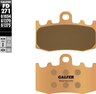 Immagine prodotto di Pastiglie per freni Galfer FD271 - G1370