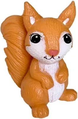 Produktbild von Habarri | Miniaturfigur - Figur für Miniaturhaus - Eichhörnchen - Spielfigur für Kinder ab 3 Jahren
