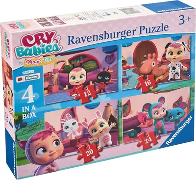 Immagine prodotto di RAVENSBURGER Puzzle Cry Babies: Magic Tears 4in1 (12,16,20,24 pezzi)