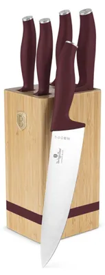 Obrázok produktu pre Sada nožů Berlingerhaus se stojanem Bamboo 6 ks Leonardo Collection