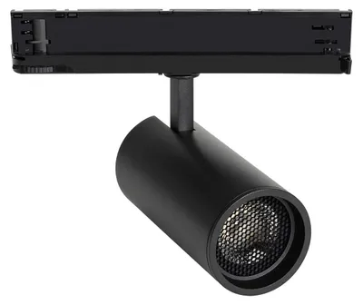 Produktbild von 3-Phasenstromschiene LED-Strahler 30W Fasano Blendfrei Dimmbar DALI Schwarz 3200K Warmweiß