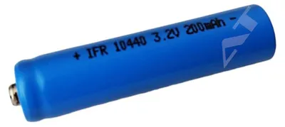 Produktbild von IFR 10440 - 200mAh 3,2V LiFePo4 Akku (Button Top) ungeschützt