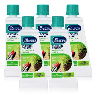 Produktbild von 5x Dr. Beckmann Fleckenteufel Natur & Kosmetik 50ml - Mit Doppel-Pigmentlöser