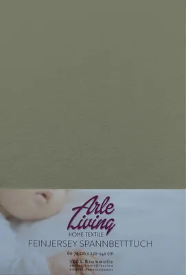 Produktbild von Kinder Baby Jersey Spannbettlaken Spannbetttuch - grau - 60x120 - 70x140 cm hochwertige 140 g/m²