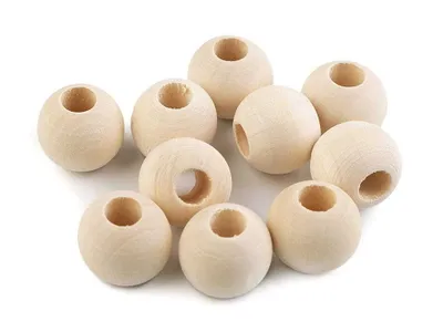 Image de Boules en bois M - jouet de pattes pour perroquets, ou pièces détachées pour le bricolage