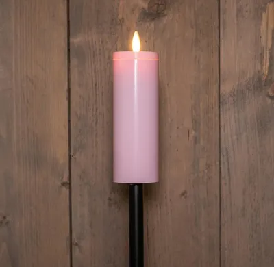 Produktbild von Solar-Gartenfackel mit realistischer Flammeneffekt, 87 cm hoch, für den Außenbereich