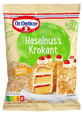 Produktbild von Dr. Oetker Haselnusskrokant, 5er Pack (5 x 100 g)