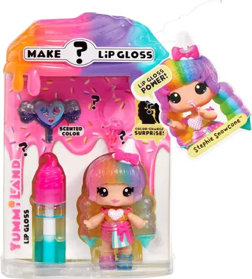 Produktbild von MGA Entertainment Yummiland Mystery Lip Gloss Doll - Stephie Snowcone, Mini-Puppe, Weiblich, 4 Jahr(e), Junge/Mädchen, Mehrfarbig