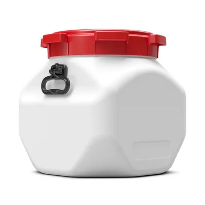 Produktbild von Basic Nature Weithalstonne (40 L) weiß