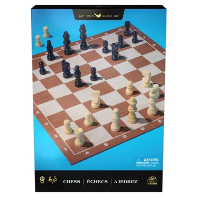 Zdjęcie produktu dla Drewniane szachy klasyczne niebieskie