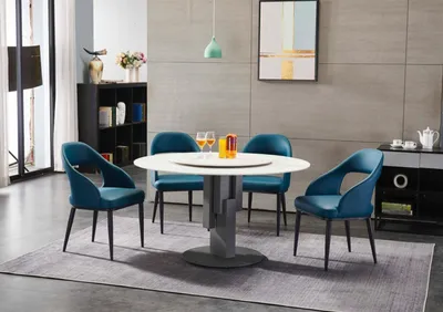 Produktbild von Esszimmer Möbel Oval Esstisch Tisch Design Tische Luxus Möbel Rund Neu Edelstahl