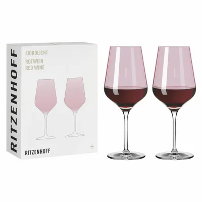 Image de Fjordlicht - Set De Verres À Vin Rouge #3 De Ritzenhoff Design Team
