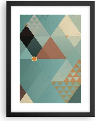 Produktbild von Gerahmtes Poster - Schwarzer Rahmen - Abstraktion modern - 30x40 cm - Wand Bild - Wanddeko - Wandbilder - Kunstposter - Wandposter - Bilderrahmen - Bilder - Kunstdruck - Wandbild - P2BPA30x40-3571