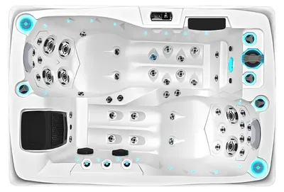 Produktbild von Whirlpool Sprudelbad Whirlwanne Außenwhirlpool Outdoor-Spa Hot Tub 200x135 cm