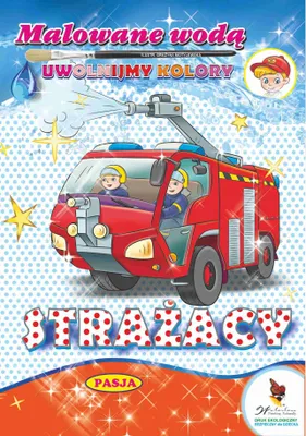 Image de Coloriage pour enfants : Pompiers à peindre à l'eau