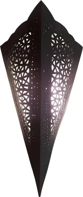 Zdjęcie produktu dla Orientalna lampa ścienna Samir | Marokańska lampa boho metal H 45cm