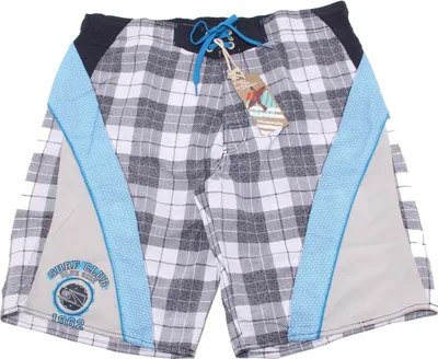 Produktbild von 7309P BLUESIDE blau-weiße Boxershorts für Strandbekleidung Männer