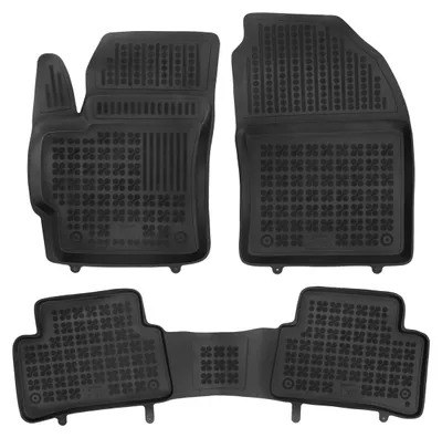 Imagen del producto de MTM Alfombrillas Goma para Toyota Corolla Cross Hybrid 2022- , tipo Cubeta a Medida Antideslizante con Borde 5 cm, cód. 3D 10217