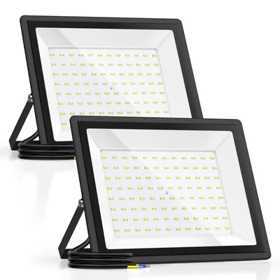 Zdjęcie produktu dla Reflektor LED zewnętrzny, 100W, 11000 lumenów, wodoszczelność IP66, do użytku w ogrodach i na budowach