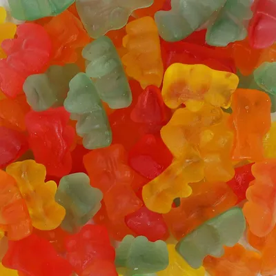 Obrázok produktu pre Yummi Yummi ovocné želé medvedíky rôznofarebné bez cukru 3000g